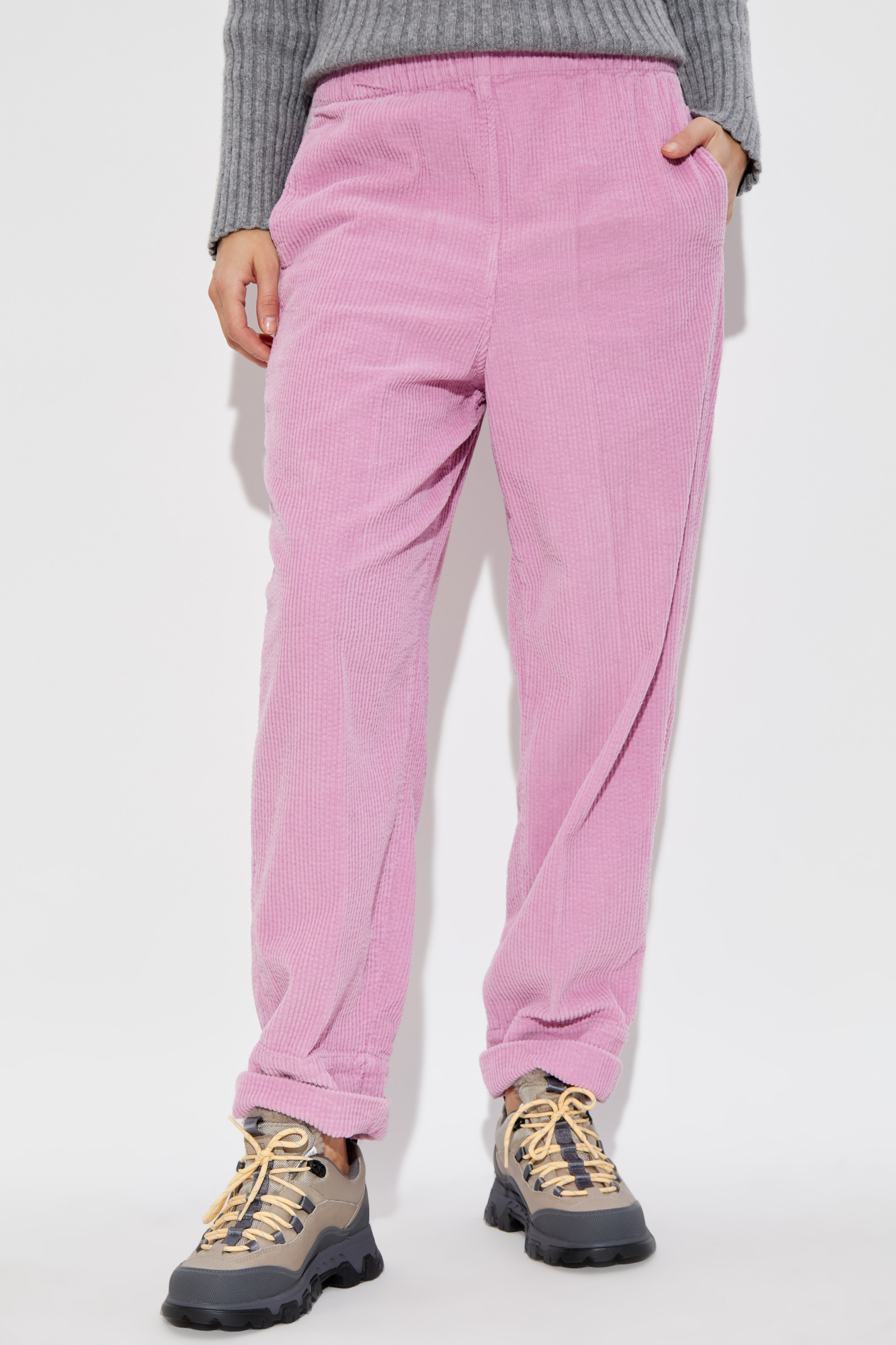 Pink Corduroy trousers American Vintage - Vitkac Australia